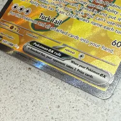 Pokemon Meowth EX Full Art Holo 170 HP TCG Cat 107/088 English - Image 3