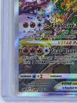 Pokemon TCG Charizard VSTAR SWSH262 Holo Black Star Promo - Image 2