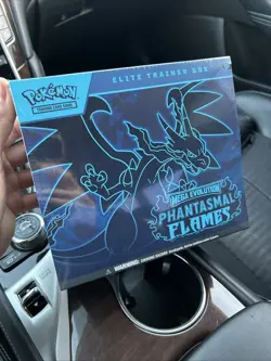 Pokemon TCG Mega Evolution Phantasmal Flames Booster Box Elite Trainer Box - Image 1