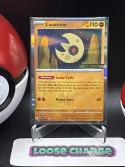 Lunatone SVP 004 NM - Prerelease Stamped Promo Mega Evolution Pokemon TCG - Image 1