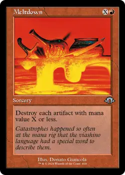 MTG Meltdown (Retro) [Modern Horizons 3] Foil Near Mint Magic - Image 1