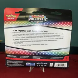 NEW Pokemon TCG Prismatic Evolutions Tech Sticker Collection Leafeon Sealed - Image 2