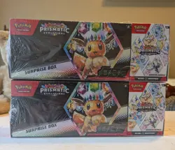 Pokemon Prismatic Evolutions Surprise Box Booster Bundle 2 Boxes - Sam's Club - Image 1