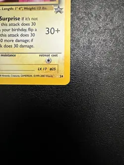 Pokemon Birthday Pikachu holofoil Black Star promo #24 - Image 5