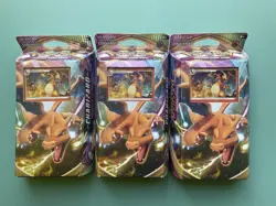 3x Pokemon TCG Sword & Shield Vivid Voltage Charizard Theme Decks New Sealed 820650807572 - Image 1
