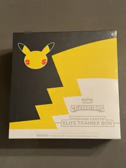 Pokemon Center Exclusive Celebrations Elite Trainer Box SEALED PC ETB - Image 1