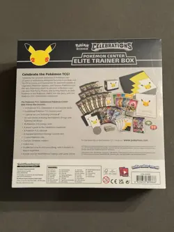 Pokemon Center Exclusive Celebrations Elite Trainer Box SEALED PC ETB - Image 2