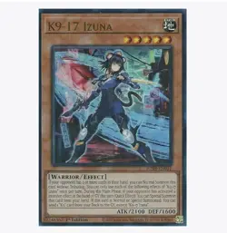 1x K9-17 Izuna JUSH-EN031 Ultra Rare NM Yugioh 3 Available - Image 1