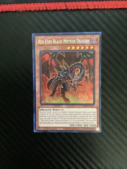 Red Eyes Black Meteor Dragon MP24-EN107 Prismatic Secret Rare 1st Ed NM Yu-Gi-Oh - Image 1