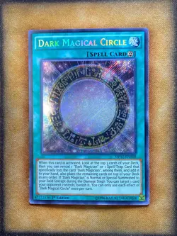 Yugioh Dark Magical Circle MP17-EN100 Secret Rare 1st Ed NM - Image 1