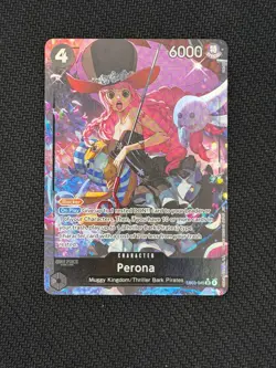 Extra Booster: One Piece Heroines Edition CCG Perona EB03-045 SR Alt Art - Image 1