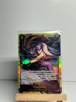 The Azure Sea's Seven One Piece CCG Crocodile SEC OP14-120 NM - Image 1