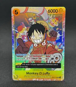 One Piece Card Game🏴‍☠COLOR: YELLOW OP07-109 MONKEY.D.LUFFY SR FOIL NM TCG ENG - Image 1