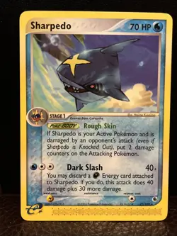 Sharpedo 22/109 EX Ruby & Sapphire Non-Holo Rare Pokemon 2003 Card Near Mint - Image 1
