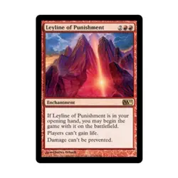 WOTC MtG M11 Leyline of Punishment (R) VG - Image 1