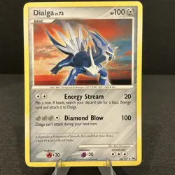 Dialga 23/127 Platinum 2009 Near Mint Rare Non-Holo Pokemon TCG Card - Image 1