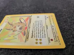 RAICHU 1999 Pokemon Fossil Unlimited Edition Holo Rare Card #14/62 - Image 4