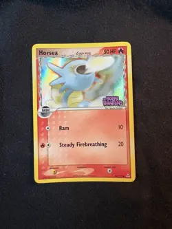Pokemon Horsea 66/110 EX Holon Phantoms Delta Species Basic Holo 2006 Card - Image 1