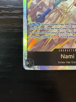 Nami OP15-086 SR - One Piece TCG English Card Adventure on Kami's Island Foil - Image 4