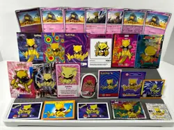 Pokemon Abra Lot of Cards and Stickers - Abra #63 Lot of 25 - Image 2