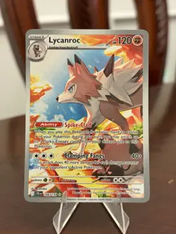 Lycanroc SV:09 Journey Together Card 166/159 IR NM Pokemon TCG - Image 1