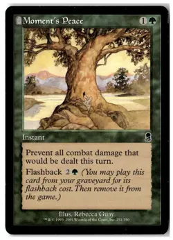 MTG Moment's Peace - Odyssey Moderately Played English - Image 1