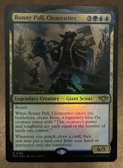 Foil* Bonny Pall, Clearcutter - Outlaws of Thunder Junction - NM MTG - Image 1