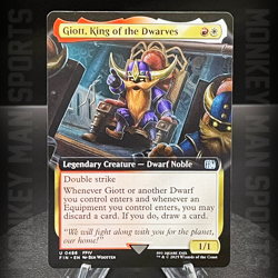 Magic MTG Final Fantasy - Giott, King of the Dwarves - FIN U 0488 EXTENDED ART - Image 1