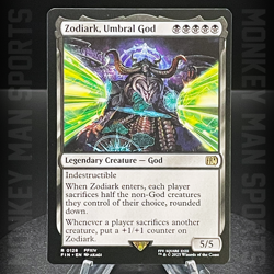 Magic MTG Final Fantasy - Zodiark, Umbral God - FIN R 0128 MINT - Image 1