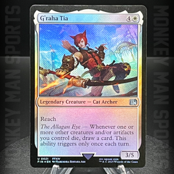 Magic MTG Final Fantasy - G'raha Tia - FIN U 0021 FOIL MINT - Image 1