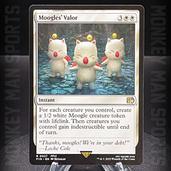 Magic MTG Final Fantasy - Moogles' Valor - FIN R 0027 MINT - Image 1
