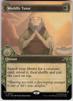 MTG Worldly Tutor (Showcase) Normal NM Avatar: The Last Airbender: Magic 314 - Image 1