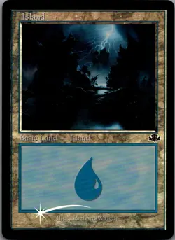 Island () (Retro Frame) L Dominaria Remastered Foil 405 NM - Image 1