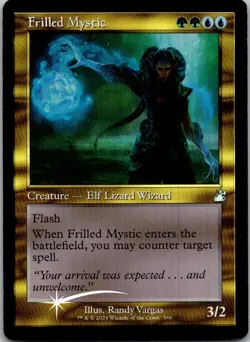 Frilled Mystic (Retro Frame) U Foil Ravnica Remastered 366 LP-NM - Image 1
