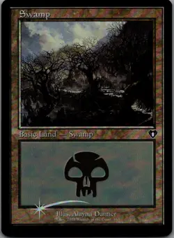 Swamp () (Retro Frame) L Commander Masters Foil 443 NM - Image 1