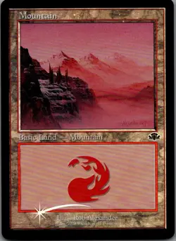 Mountain () (Retro Frame) L Dominaria Remastered Foil 408 NM - Image 1