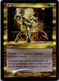 Call of the Conclave (Retro Frame) C Ravnica Remastered Foil 358 NM - Image 1