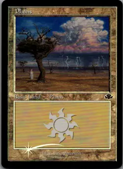 Plains () (Retro Frame) L Dominaria Remastered Foil 403 NM - Image 1