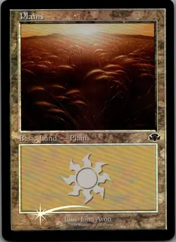 Plains () (Retro Frame) L Dominaria Remastered Foil 402 NM - Image 1