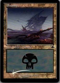 Swamp () (Retro Frame) L Dominaria Remastered Foil 406 NM - Image 1
