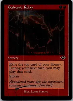 Galvanic Relay (Retro Frame) C Foil Modern Horizons 2 406 LP-NM - Image 1