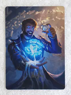 MTG Deduce Art Card #29 Murders at Karlov Manor Gold Signature NM - Image 1