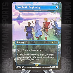 Magic Store Championship Promos Final Fantasy - Prophetic Beginning - Preordain - Image 1