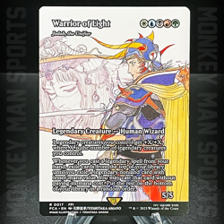 Magic MTG Final Fantasy - Warrior of Light - FCA R 0017 SHOWCASE MINT - Image 1