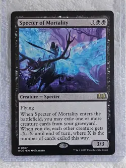 MTG Specter of Mortality - Wilds of Eldraine #107 Magic Gathering Card Rare NM - Image 4