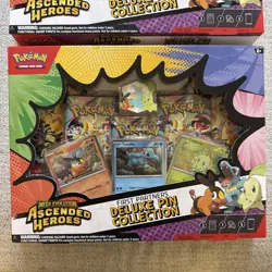 Pokemon Mega Evolution Ascended Heroes First Partners Deluxe Pin Collection X2 - Image 2