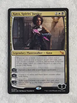 MTG Kaya, Spirits' Justice #211 Murders at Karlov Manor Card Mythic NM - Image 2