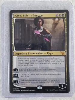 MTG Kaya, Spirits' Justice #211 Murders at Karlov Manor Card Mythic NM - Image 4