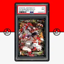 Pokemon PSA 9 SET Groudon Kyogre EX Team Aqua's Magma's 015/034 006/034 CP1 - Image 3