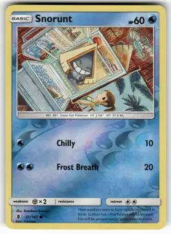 Snorunt 31/145 Common Guardians Rising Pokemon Reverse Holo Near Mint - Image 1